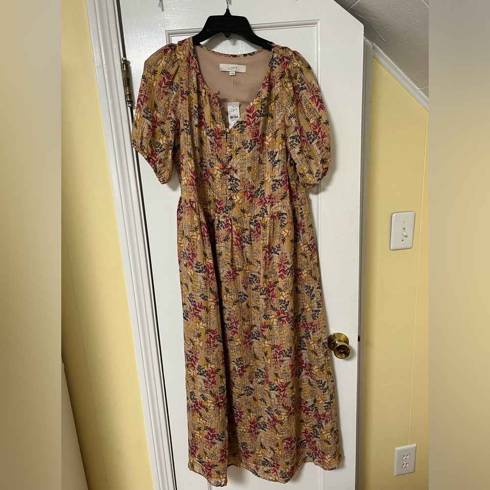 NWT - LOFT floral dress